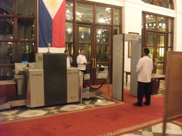 Manila Hotel Entrance