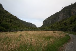looking back, after we finished (pororari gorge)
