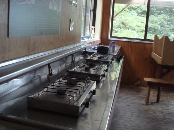 gas stoves in hut