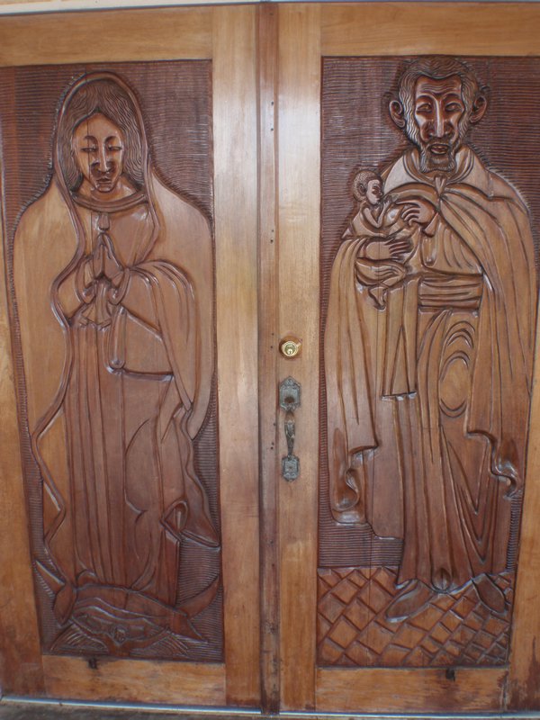 The doors of the church