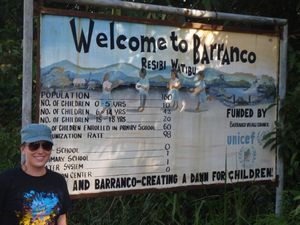 UNICEF sign for Barranco