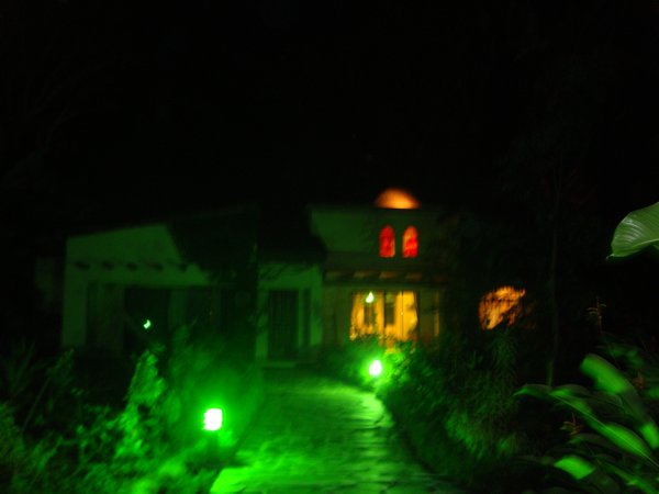 Our Villa at night