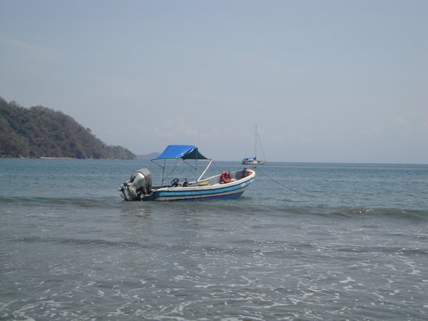 The boat we took to Isla Tortuga
