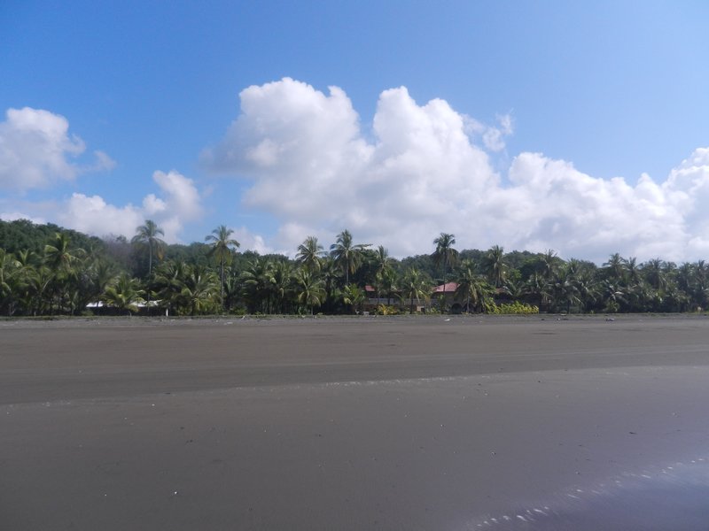 Playa Bejuco beach at low tide