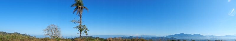 panoramic view from the mountain top