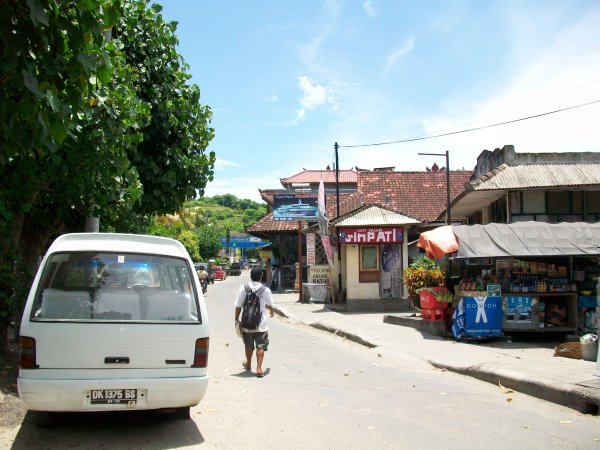 Padangbai town