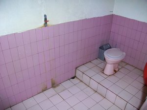 This was the worst bathroom so far