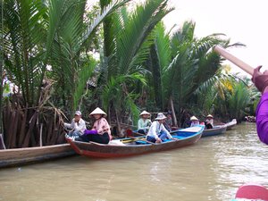 Canoe trip in Mekong Delta
