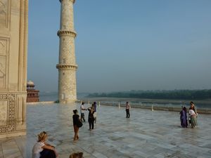Behind Taj Mahal