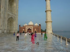Behind Taj