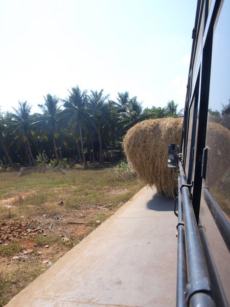 on the road in Pondi...