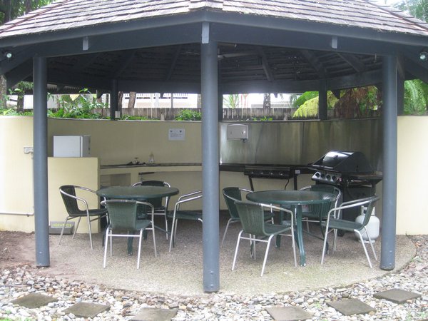 Our bbq area