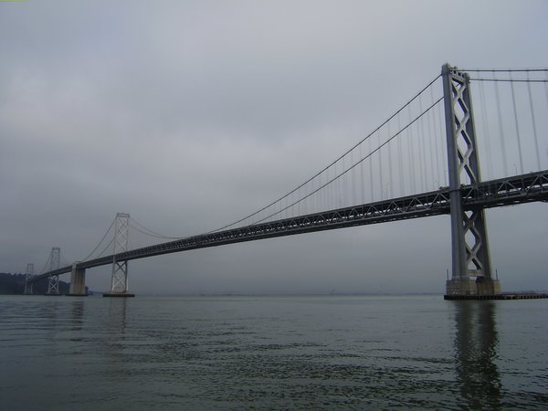 The Oakland Bay bridge