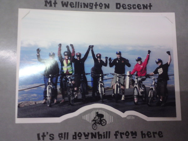 Downhill cycling group