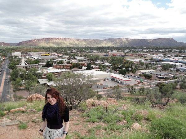 Looking over Alice Springs from Anzac Hill