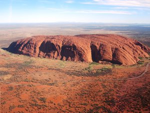 Ayers Rock from the sky