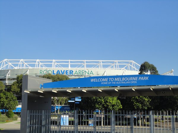The Rod Laver Arena where the Australian Open tennis is played