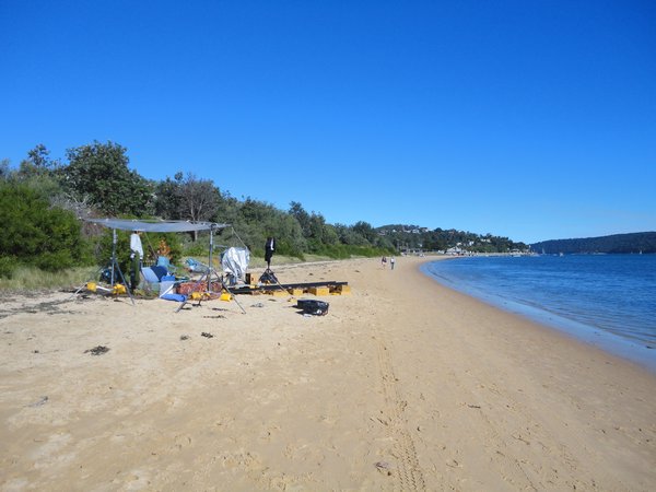 The bed on the beach used for Home and Away