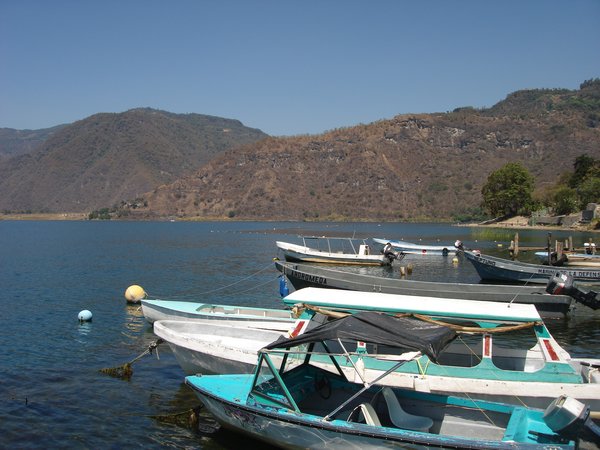 Views across Lake Atitlan