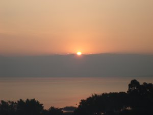 Sun rise over Lake Atitlan