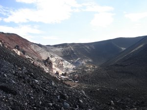 The first crater on Cerro Negro