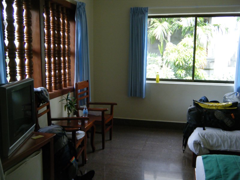 Our lovely room in the Golden Mango Inn