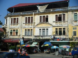 Cool old building opposite the post office in Phnom Penh