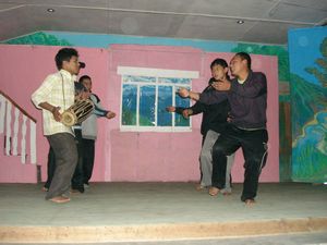 Boys dancing in BSMI