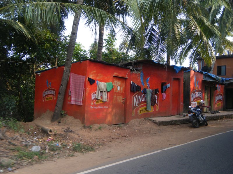 Typical house/shop in Goa