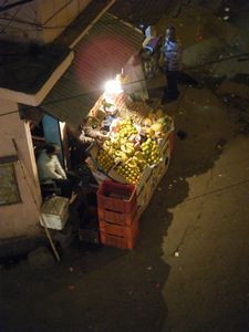 Fruit stall in Agra