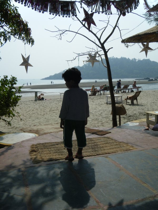 Little boy on our beach