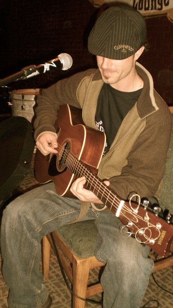 Aaron playing @ Mission Tobacco Lounge
