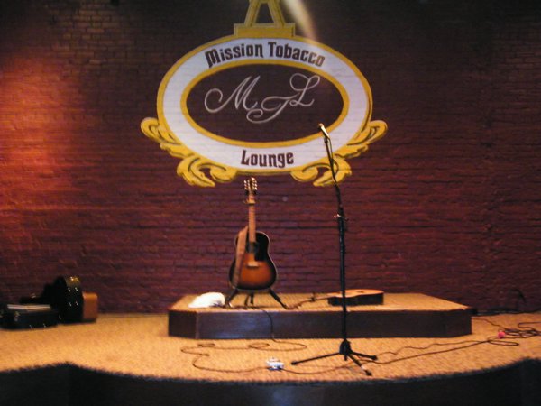 The Mission Tobacco Lounge Stage