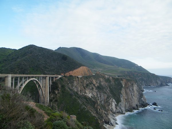 Cali coastline and Bixy bridge