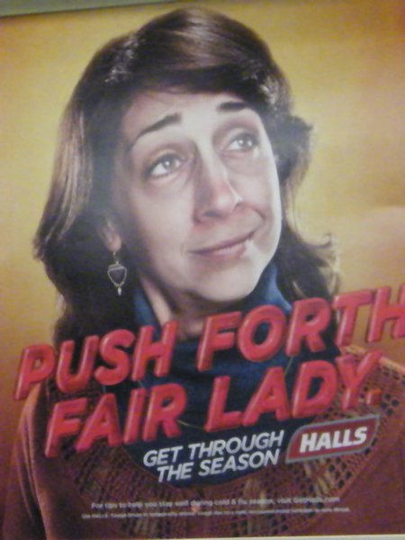 5-Funny advert, woman lookin' like Steve Correl