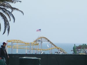 25-Santa Monica Boardwalk Rollercoaster
