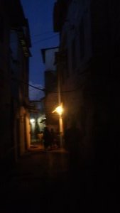 35-Night falls on Lamu town