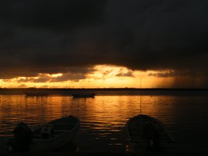 64-Sun rising on Lamu