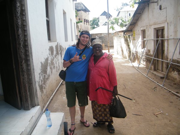 24-Ali and I, this guy claims to be in the Lonely Planet for Kenya, he invites westerners for dinner all the time