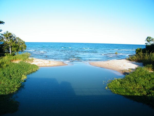 28-River mouth into Lake Malawi