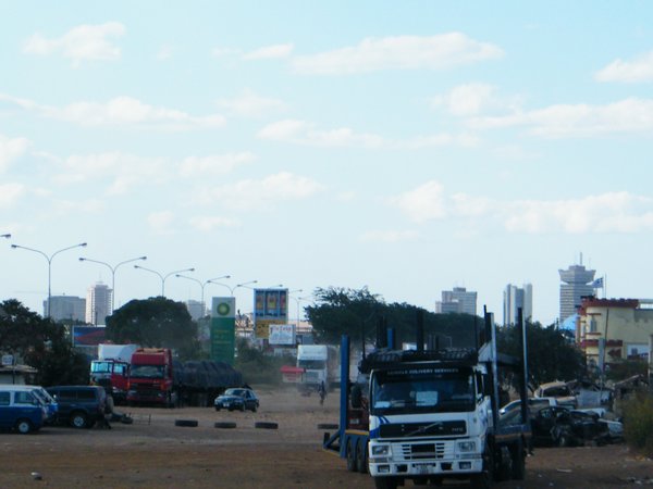 22-Downtown Lusaka in the background
