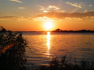 26-Sunset on the Chobe River