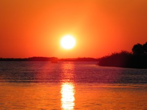28-Sunset on the Chobe River