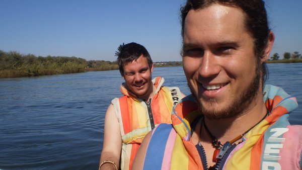 4-Luke and I in the canoe