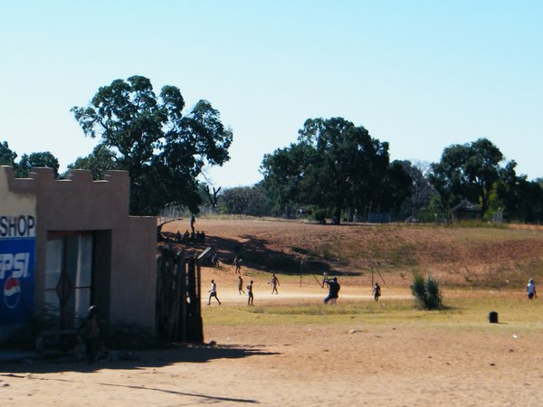 23-Quickshot of a Namibian football pitch