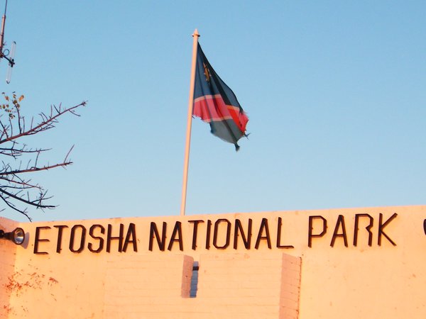 3-Entering Etosha National Park