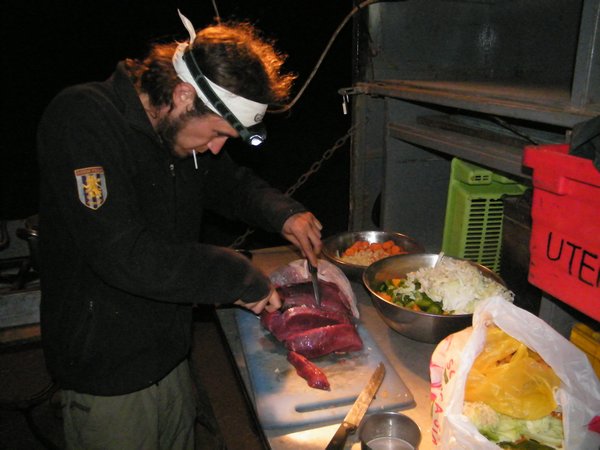 40-Slicing up the Oryx meat