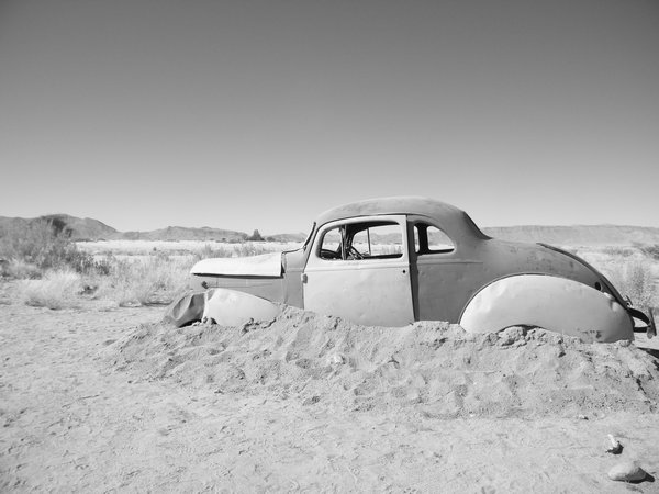 9-Old car at Solitaire, Namibia