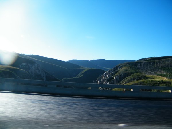 9-Going over the Bloukrans Bridge (highest bungee jump in the world as well)