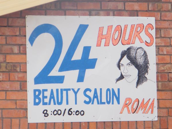 19-Twenty-four hour beauty salon...that's open from 8am-6pm